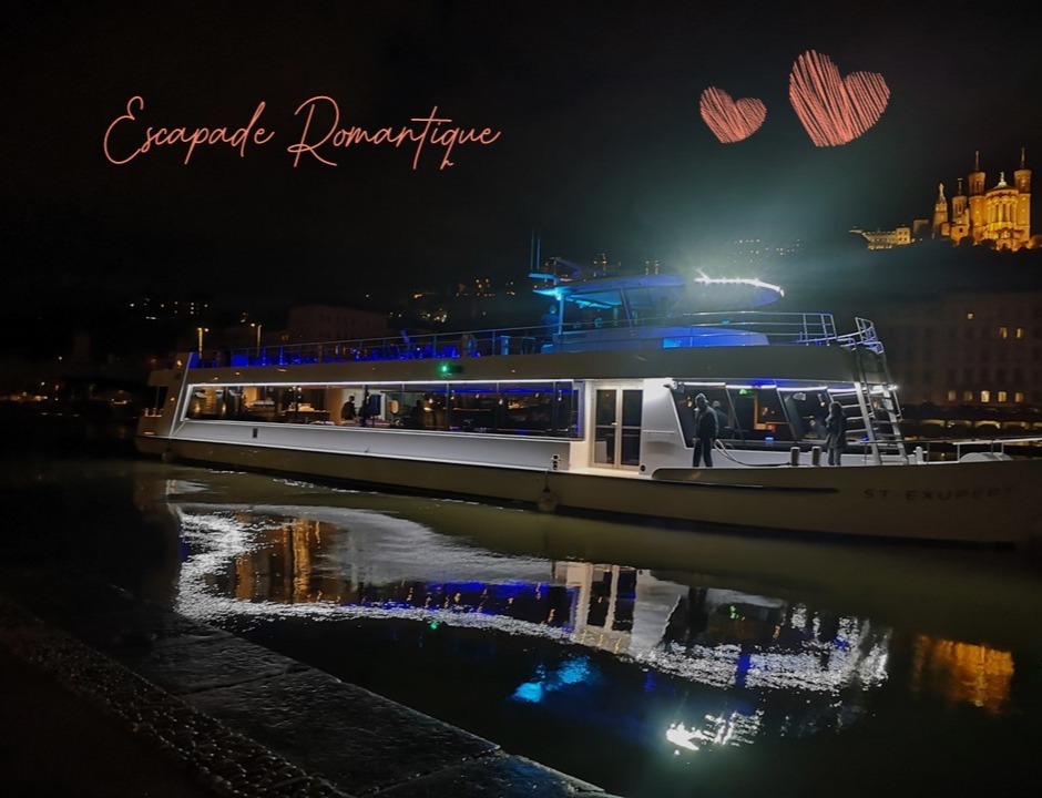 Escapade Romantique de la Saint Valentin - Bateau SAINT-EXUPERY